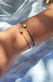 Bracelet Cordon Etoile Plaqué Or
