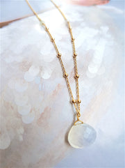 Collier Riva Pierre de Lune - Ô PLUM - Bijoux Légers