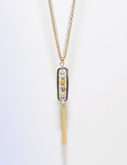 Bijoux Ô plum Collection Beacon Hill Sautoir Barette Plaqué Or Argent 925