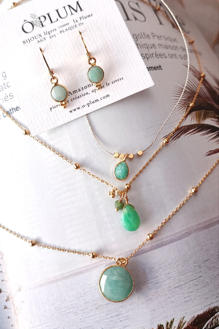 Collier Solenn Amazonite