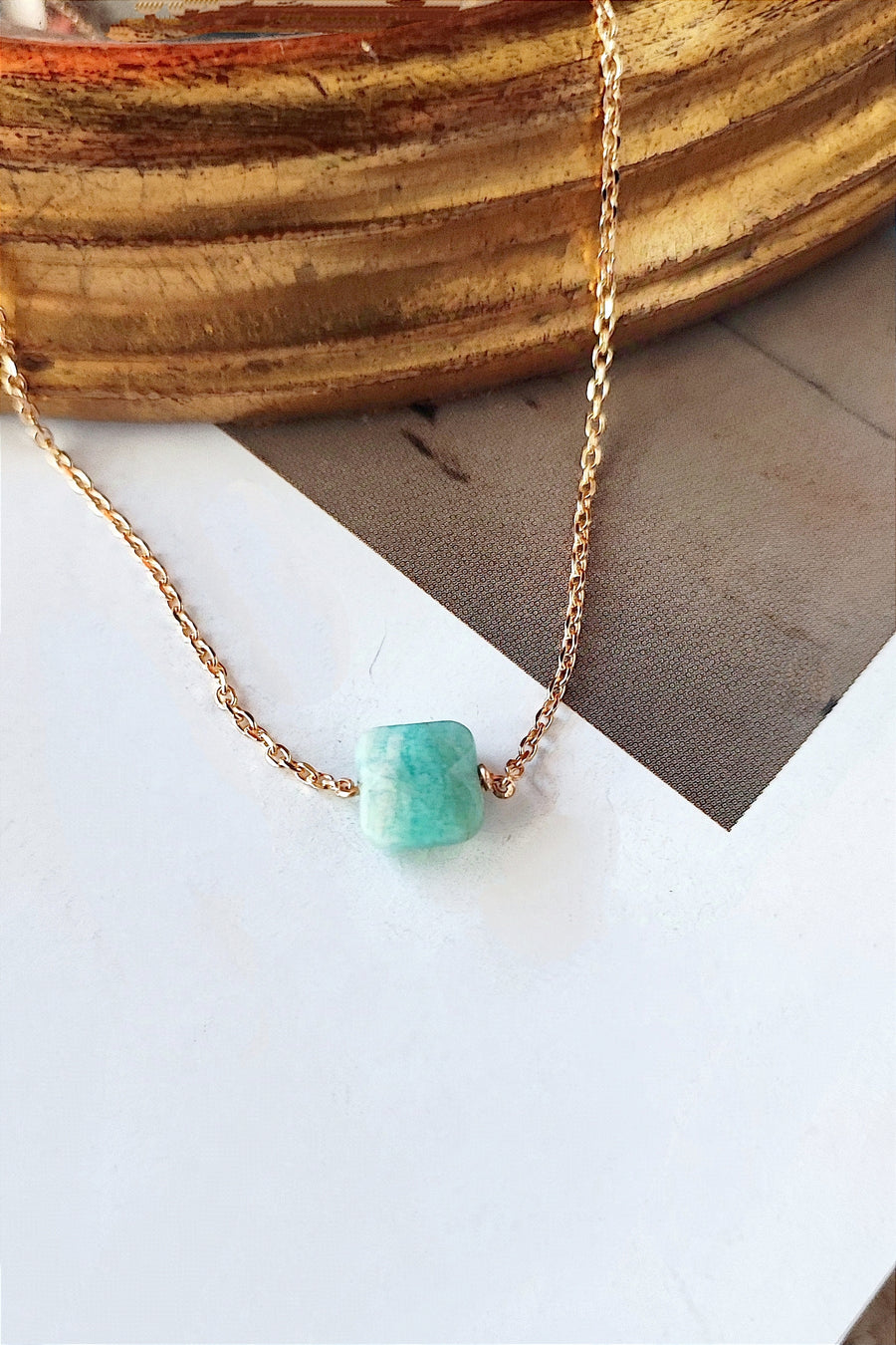 Collier Shénaa Amazonite