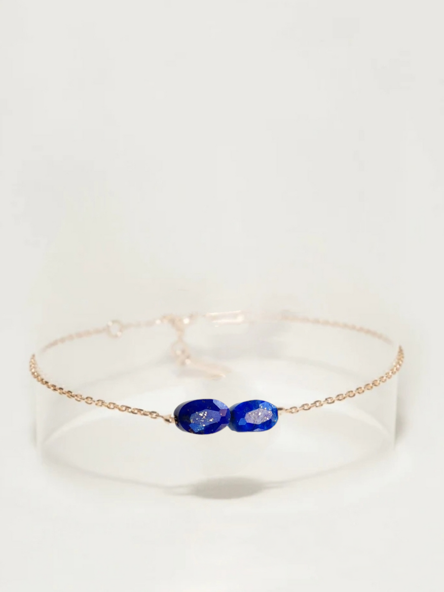 Bracelet double Lapis Lazuli