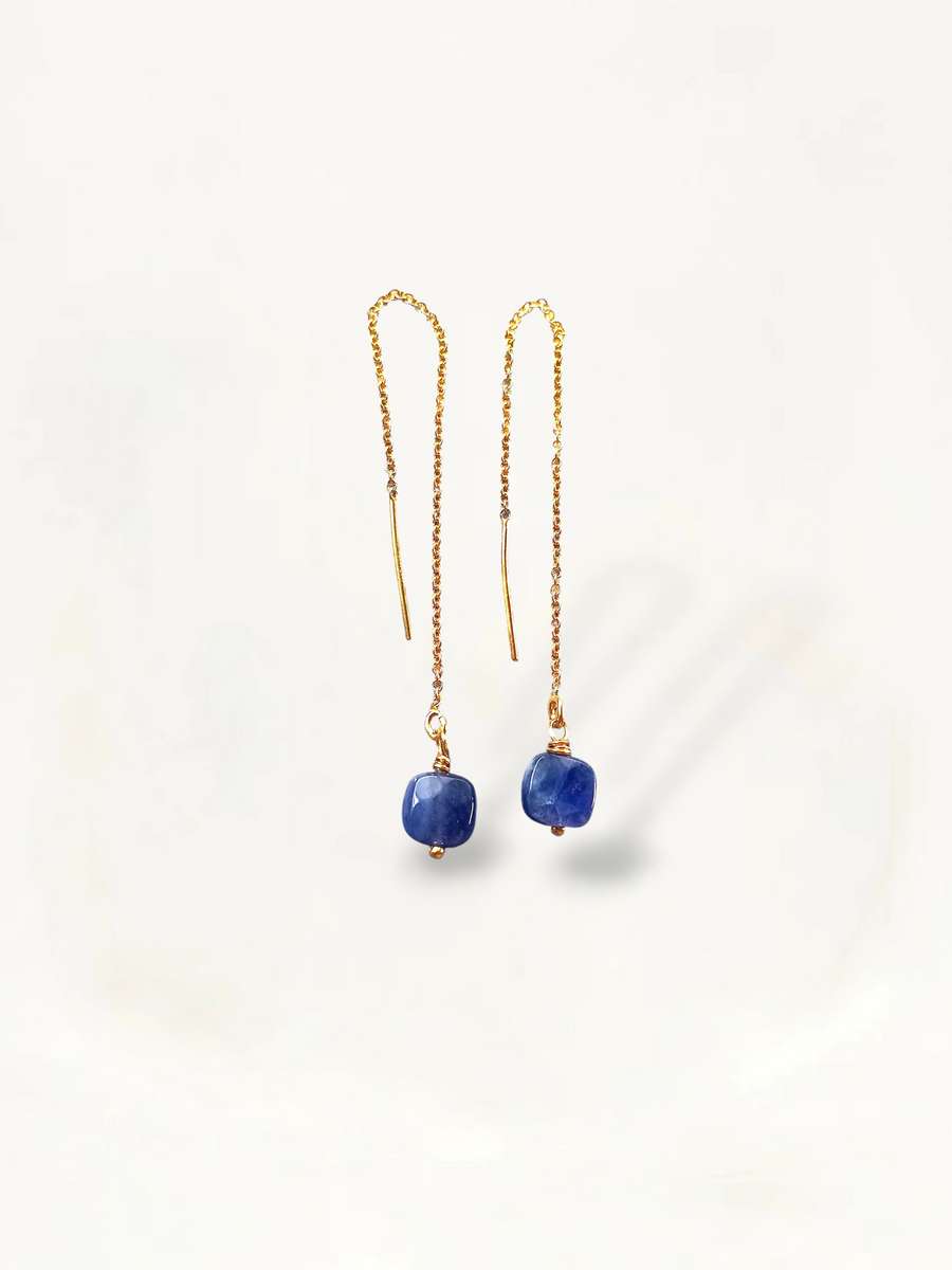 Boucles Chaîne Maya Sodalite