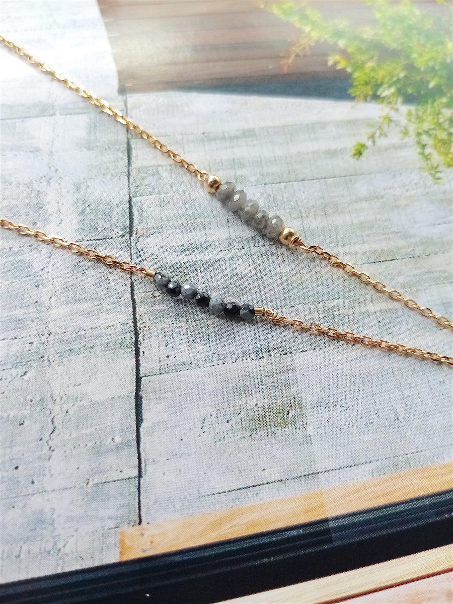 Bracelet mini-perles Agate