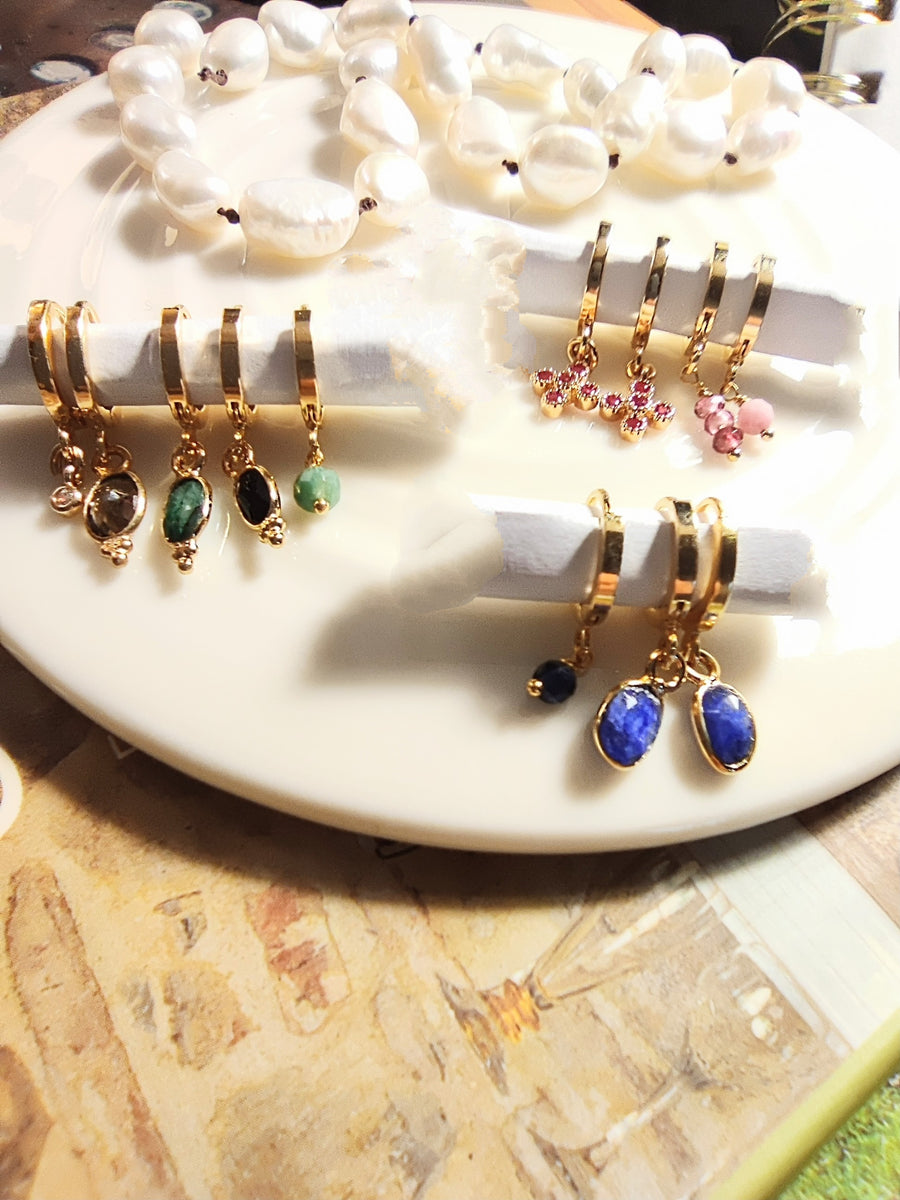 Mini creole(s) Quartz fumé